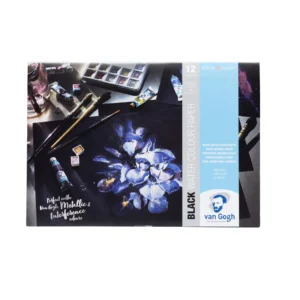 Block Van Gogh 12 Hojas Papel Negro