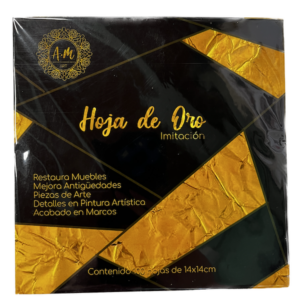 Hoja de Oro Falsa 100 hojas